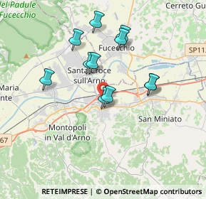 Mappa Via Chico Mendes, 56028 San Miniato PI, Italia (3.20727)