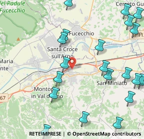 Mappa Via Chico Mendes, 56028 San Miniato PI, Italia (5.738)