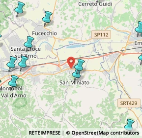 Mappa Via Torta, 56028 San Miniato PI, Italia (7.26316)