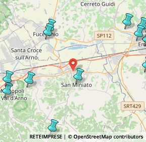 Mappa Via Torta, 56028 San Miniato PI, Italia (7.20529)