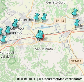 Mappa Via Torta, 56028 San Miniato PI, Italia (6.224)