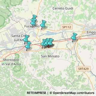 Mappa Via Torta, 56028 San Miniato PI, Italia (2.62545)