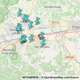 Mappa Via Torta, 56028 San Miniato PI, Italia (4.02667)