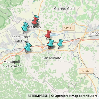 Mappa Via Torta, 56028 San Miniato PI, Italia (3.56417)