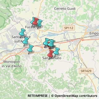 Mappa Via Torta, 56028 San Miniato PI, Italia (2.78833)