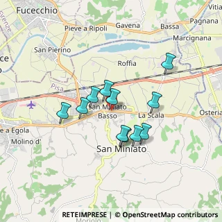Mappa Via Torta, 56028 San Miniato PI, Italia (1.40545)