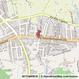Mappa Via Tosco Romagnola Est, 560, 56028 San Miniato, Pisa (Toscana)