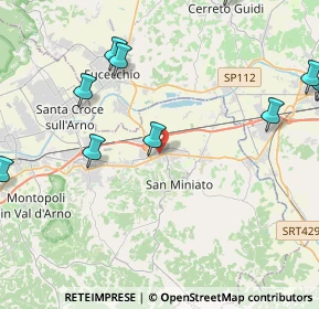 Mappa Piazza Giulio Scali, 56028 San Miniato PI, Italia (7.357)