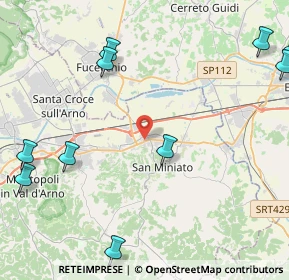Mappa Piazza Giulio Scali, 56028 San Miniato PI, Italia (7.072)