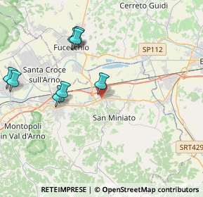 Mappa Piazza Giulio Scali, 56028 San Miniato PI, Italia (5.76455)