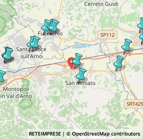 Mappa Piazza Giulio Scali, 56028 San Miniato PI, Italia (6.517)