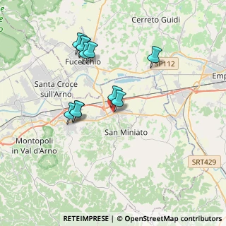 Mappa Piazza Giulio Scali, 56028 San Miniato PI, Italia (3.57818)