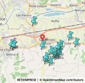 Mappa Piazza Giulio Scali, 56028 San Miniato PI, Italia (2.10389)