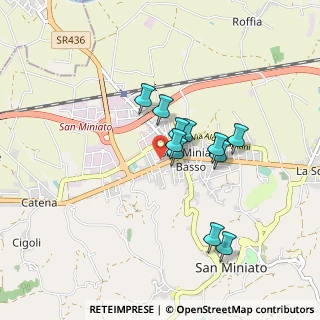 Mappa Piazza Giulio Scali, 56028 San Miniato PI, Italia (0.69455)