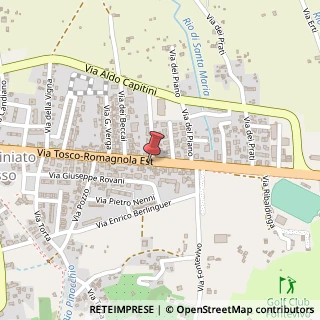 Mappa Via Tosco-Romagnola Est,  705, 56028 San Miniato, Pisa (Toscana)