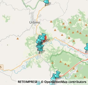 Mappa Via Metauro, 61033 Fermignano PU, Italia (5.13917)