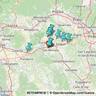 Mappa Via P. E. Balducci, 56028 San Miniato PI, Italia (8.04909)