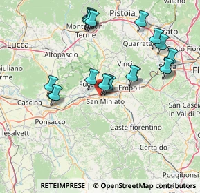 Mappa Via P. E. Balducci, 56028 San Miniato PI, Italia (15.806)
