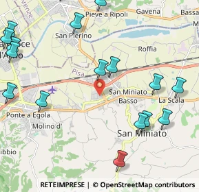 Mappa Via P. E. Balducci, 56028 San Miniato PI, Italia (2.92941)