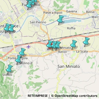 Mappa Via P. E. Balducci, 56028 San Miniato PI, Italia (2.90933)