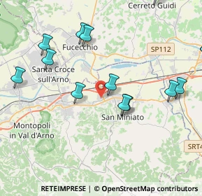 Mappa Via P. E. Balducci, 56028 San Miniato PI, Italia (5.55875)