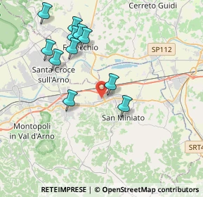 Mappa Via P. E. Balducci, 56028 San Miniato PI, Italia (4.12727)