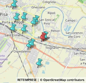 Mappa Via Oratoio, 56121 Pisa PI, Italia (2.00917)