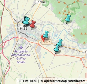 Mappa Via Oratoio, 56121 Pisa PI, Italia (3.75917)