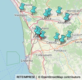 Mappa Via Oratoio, 56121 Pisa PI, Italia (15.162)