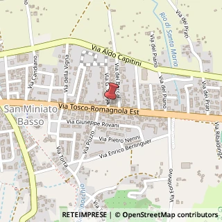 Mappa Via Giovanni Verga,  10, 56028 San Miniato, Pisa (Toscana)