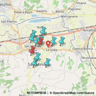 Mappa VIA TOSCO ROMAGNOLA EST KM 40+460, 56028 San Miniato PI, Italia (1.38083)