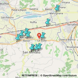 Mappa VIA TOSCO ROMAGNOLA EST KM 40+460, 56028 San Miniato PI, Italia (1.77909)