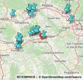 Mappa VIA TOSCO ROMAGNOLA EST KM 40+460, 56028 San Miniato PI, Italia (17.32737)