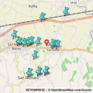 Mappa VIA TOSCO ROMAGNOLA EST KM 40+460, 56028 San Miniato PI, Italia (1.1225)