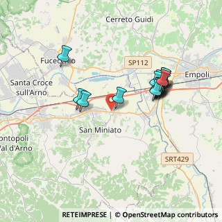 Mappa VIA TOSCO ROMAGNOLA EST KM 40+460, 56028 San Miniato PI, Italia (3.56059)