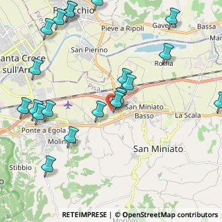 Mappa Via Amaddio Caponi, 56028 San Miniato PI, Italia (2.762)