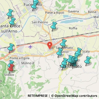 Mappa Via Amaddio Caponi, 56028 San Miniato PI, Italia (2.851)