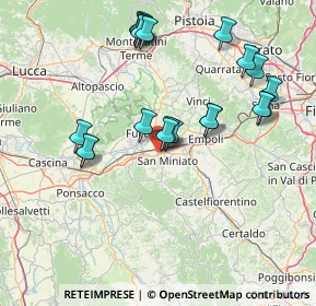 Mappa Via Amaddio Caponi, 56028 San Miniato PI, Italia (15.8455)
