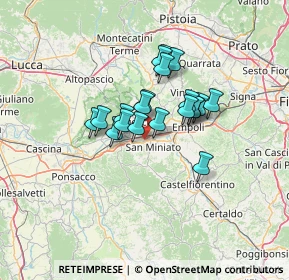 Mappa Via Amaddio Caponi, 56028 San Miniato PI, Italia (9.502)