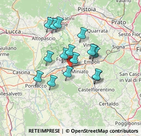 Mappa Via Amaddio Caponi, 56028 San Miniato PI, Italia (11.29125)