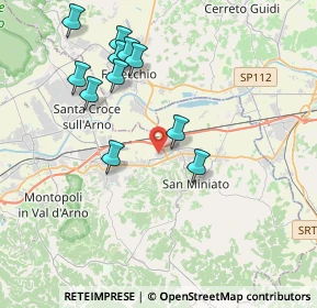 Mappa Via Amaddio Caponi, 56028 San Miniato PI, Italia (4.07273)