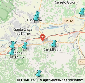 Mappa Via Amaddio Caponi, 56028 San Miniato PI, Italia (6.41636)