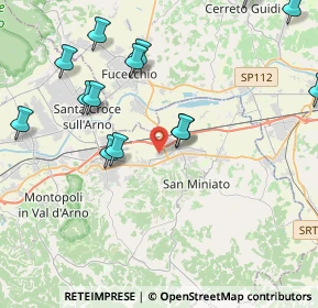 Mappa Via Amaddio Caponi, 56028 San Miniato PI, Italia (5.19867)