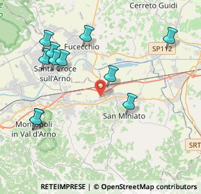 Mappa Via Amaddio Caponi, 56028 San Miniato PI, Italia (4.54455)