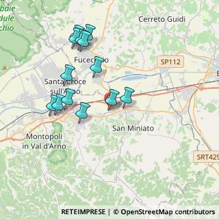 Mappa Via Amaddio Caponi, 56028 San Miniato PI, Italia (3.95231)