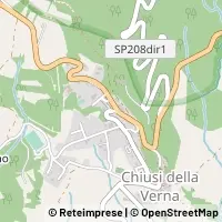 Map Chiusi della Verna