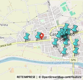 Mappa Via Fratelli Rosselli, 56022 Castelfranco di Sotto PI, Italia (0.543)