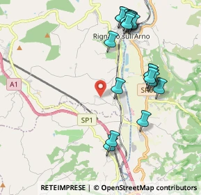 Mappa Località Piazzettina, 50067 Rignano sull'Arno FI, Italia (2.2775)