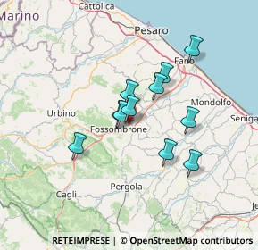 Mappa Via del Molino Nuovo, 61034 Fossombrone PU, Italia (10.54545)