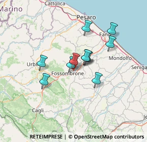 Mappa Via del Molino Nuovo, 61034 Fossombrone PU, Italia (10.43)